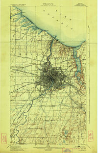 Rochester 1920 topographic map thumbnail