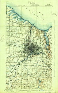 Rochester 1920 topographic map thumbnail