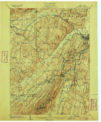 Rosendale 1903 topographic map thumbnail
