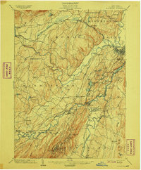 Rosendale 1903 topographic map thumbnail