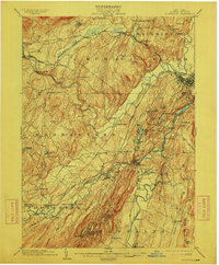 Rosendale 1903 topographic map thumbnail