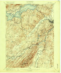 Rosendale 1903 topographic map thumbnail