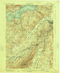 Rosendale 1903 topographic map thumbnail