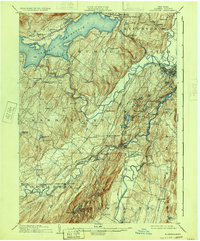 Rosendale 1903 topographic map thumbnail