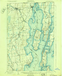 Rouses Point 1907 topographic map thumbnail