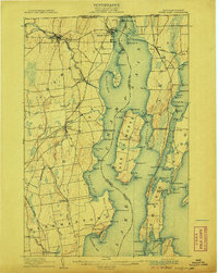 Rouse Point topographic map thumbnail