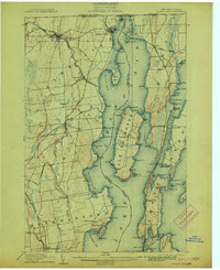 Rouses Point 1907 topographic map thumbnail