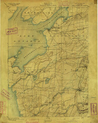 Sacketts Harbor topographic map thumbnail