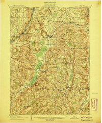 Sangerfield 1907 topographic map thumbnail