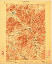 Santanoni 1904 topographic map thumbnail