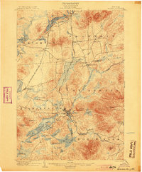 Saranac 1904 topographic map thumbnail