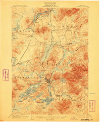 Saranac 1904 topographic map thumbnail