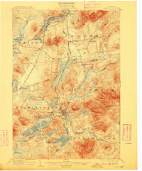 Saranac 1904 topographic map thumbnail