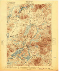 Saranac 1904 topographic map thumbnail