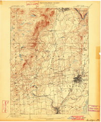 Saratoga 1902 topographic map preview