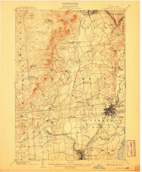 Saratoga 1902 topographic map preview