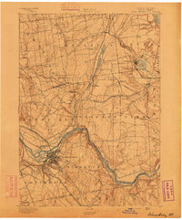 Schenectady 1893 topographic map thumbnail