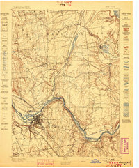 Schenectady 1898 topographic map preview
