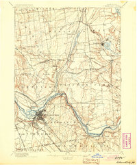 Schenectady 1898 topographic map preview