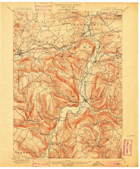 Schoharie 1900 topographic map thumbnail