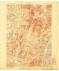 Schroon Lake 1897 topographic map thumbnail