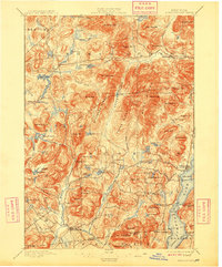 Schroon Lake 1897 topographic map thumbnail