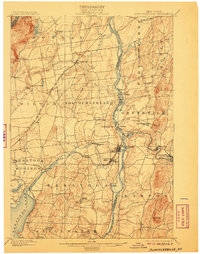 Schuylerville 1900 topographic map thumbnail