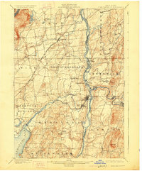 Schuylerville 1900 topographic map thumbnail