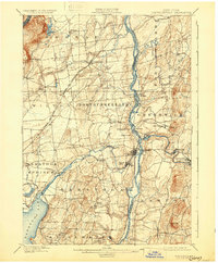 Schuylerville 1900 topographic map thumbnail