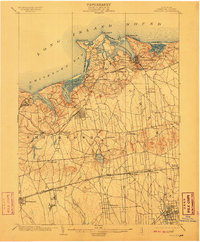 Setauket 1904 topographic map thumbnail