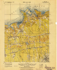 Setauket 1919 topographic map thumbnail