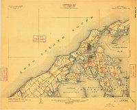 Shelter Island 1904 topographic map thumbnail