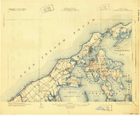 Shelter Island 1904 topographic map thumbnail