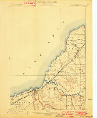 Silver Creek 1899 topographic map thumbnail