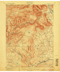 Slide Mountain 1905 topographic map thumbnail