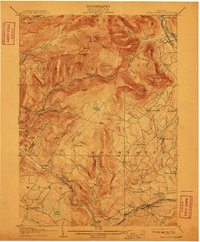 Slide Mountain 1905 topographic map thumbnail