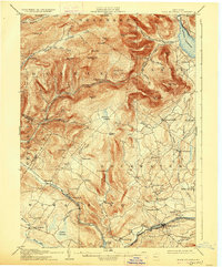 Slide Mountain 1905 topographic map thumbnail