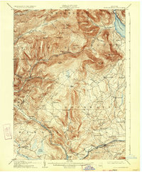 Slide Mountain 1905 topographic map thumbnail