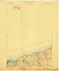 Sodus Bay 1902 topographic map thumbnail