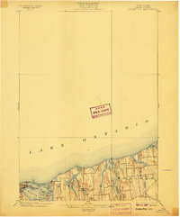 Sodus Bay 1902 topographic map thumbnail