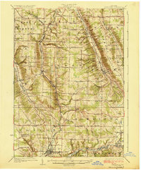 Springville 1925 topographic map thumbnail