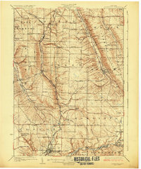 Springville 1925 topographic map thumbnail