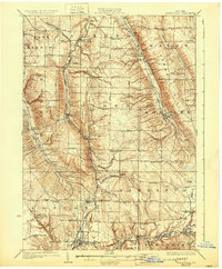 Springville 1925 topographic map thumbnail
