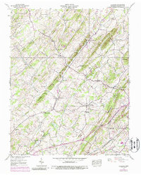 Leesburg 1939 topographic map thumbnail
