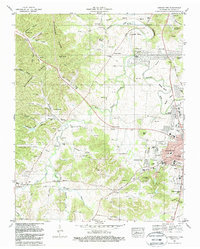 Leipers Fork 1981 topographic map thumbnail