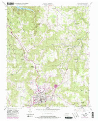 Livingston 1955 topographic map thumbnail