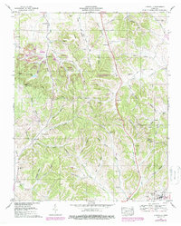 Lynnville 1951 topographic map thumbnail
