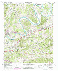 Mascot 1966 topographic map thumbnail