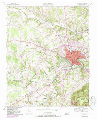 Mc Minnville 1953 topographic map thumbnail
