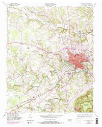 Mc Minnville 1953 topographic map thumbnail